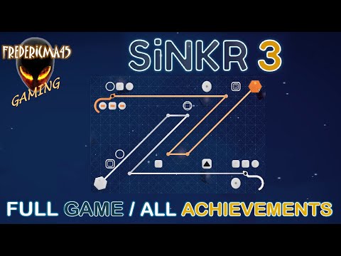 SiNKR 3 Full Game / All Achievements - Soluce (Minimal Puzzle Game) - YouTube