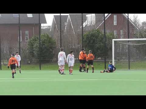 9 feb 2019 VV De Meern JO16-1 - Bloemendaal JO16-1 com 5-0 Doelpunt Paul, assist Guus (1-0)