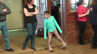 BUSY SATURDAY 1-23-2010 WORKOUTS AT LONE STAR SADDLEBREDS