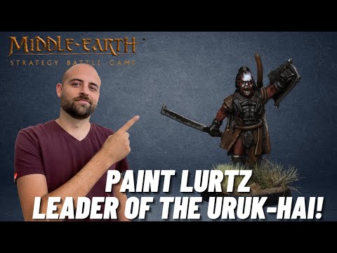 Paint Lurtz, leader of the Uruk-Hai in Lord of the Rings! Middle Earth Mondays #mesbg