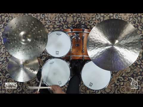 Used Sabian 18" AAX Aero Crash Cymbal - Brilliant - 1457g (U218XACB-1012223F)