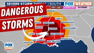 South Bracing For Powerful Severe Storms That Could Produce EF-2 Or Stronger Tornadoes