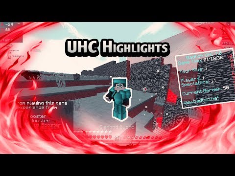 UHC Highlights #14 Close fights (My First Badlion Win)