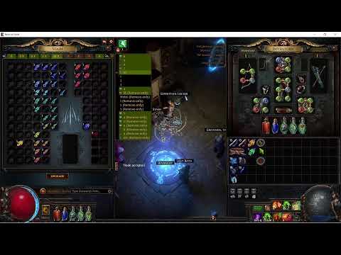 POE 3.20 Trickster Toxic rain & ballista mapping
