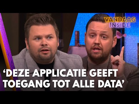 Dave Maasland waarschuwt: ‘Deze app geeft toegang tot alle data van mensen’ | VANDAAG INSIDE