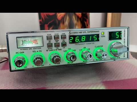 Cobra 148F Taiwan 1978 SSB CB Radio SRC Custom Radio HYBRID EDITION Resto mod