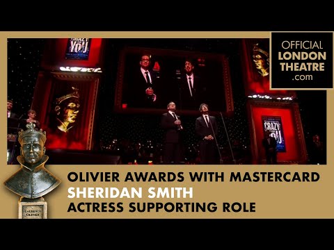 Sheridan Smith wins Best Performance in a Supporting Role | Olivier Awards 2012 with Mastercard