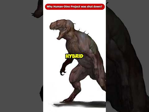 Why the Human-Dinosaur Hybrid Project was Shut Down? Jurassic World Rebirth #Shorts #Viral