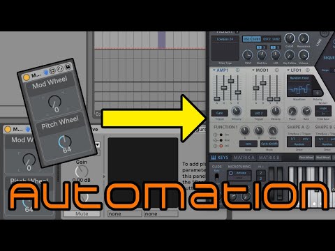 Automating Mod and Pitch Wheels in Ableton Live (Arrangement View)
