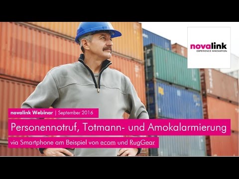 Personennotruf, Totmann- und Amokalarmierung via Smartp...