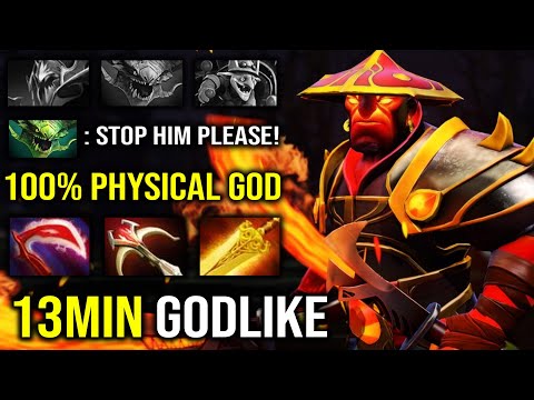 Full Physical Ember Spirit 13Min Godlike Crazy Deleting OP Viper Mid with 1st Item Desolator DotA 2