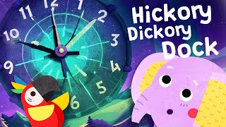 Hickory Dickory Dock | Children's Song with Lyrics - Animated Cartoon for Kids