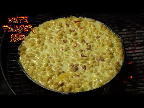 homemade QUESO MAC and CHEESE