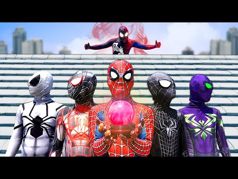 PRO 5 SUPERHERO TEAM vs BAD ALIEN || Spider-Man's Blood Pearl Battle ( Action Movie )