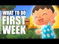 👉 Your First Week in Animal Crossing New Horizons - First Things to Do + Tips!