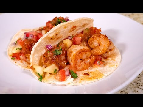 Tacos De Camaron Tradicional | Recetas Mexicanas Faciles