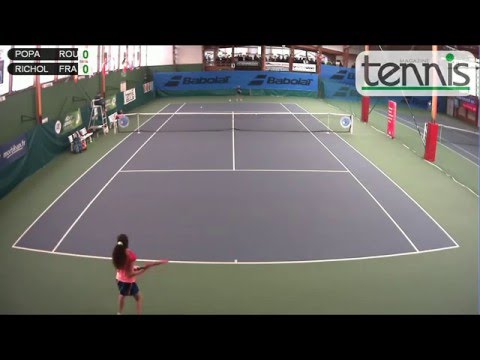POPA (ROU) vs RICHOL (FRA)  - Open Super 12 Auray Tennis
