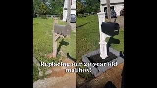 How to replace your mailbox on a budget - DIY (AMAZING before & after)