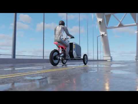 This shape-shifting cargo trike morphs into trendy urban bike with the push of a button