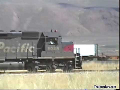 Classic Railroad Series 892 - SP and UP at Elko, NV 5-5-1994.