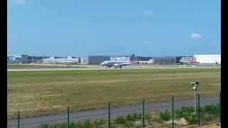 preview picture of video 'Arrival Testflight of AmericanAirlines A320 in Hamburg'