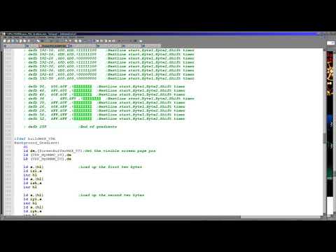 Learn Z80 ASM with Chibiakuams Lesson Aku19 - Gradient fill on the MSX2 + V9990 (V9K)
