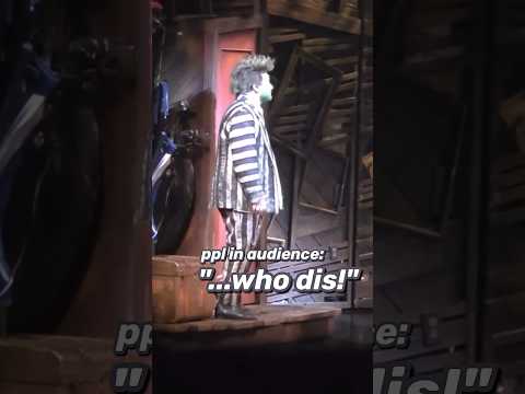 What happens when the audience interrupts? - Beetlejuice Musical Broadway - Alex Brightman