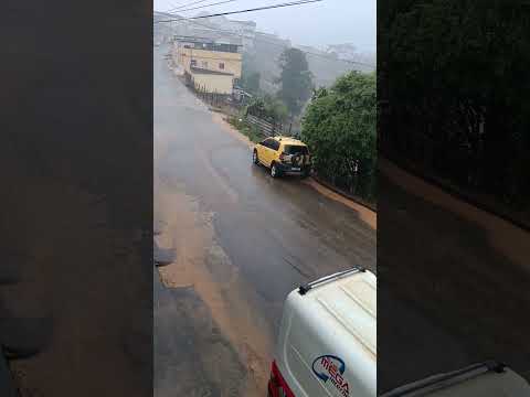 Veio chuva em Capela Nova