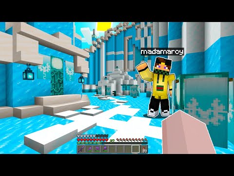 I BUILT THE ICE VILLAGE IN MY CASTLE - Minecraft BIG Vanilla