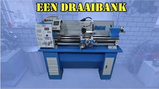 HBM 320V Norton, hrotový soustruh na kov s podstavcem, vario otáčky řízené invertorem, převodovka posuvů, plně vybavený, 1.5 kW, 1f