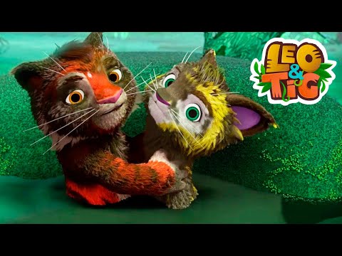 Leo and Tig 🦁 A gift from the Spirit of the taiga 🐯 Funny Family Good Animated Cartoon for Kids