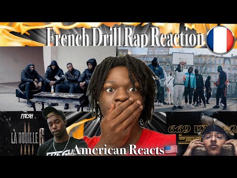 American First French Rap Reaction! Ft. Freeze Corleone, Gazo, Fresh la douille, Ashe22