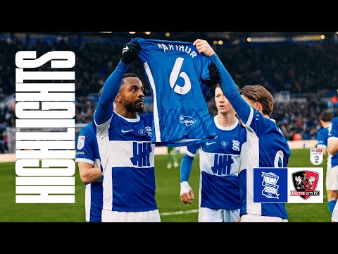 HIGHLIGHTS | Birmingham City 1-0 Exeter City | Laird marks first goal with a SPECIAL celebration 💙