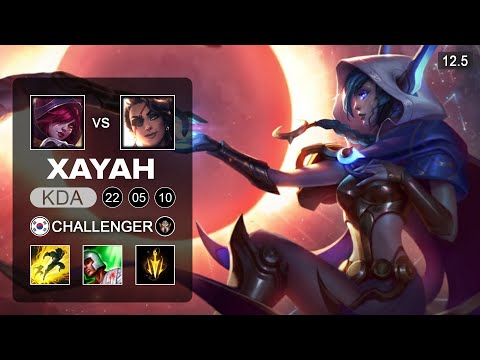 Xayah ADC vs Samira - KR Challenger - Season 12 Patch 12.5