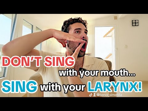 🛑 DON´T SING with your MOUTH...✅ SING with your LARYNX!!! (Passaggio & More)