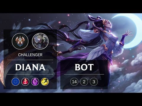 Diana Bot vs Vayne - EUW Challenger Patch 9.1