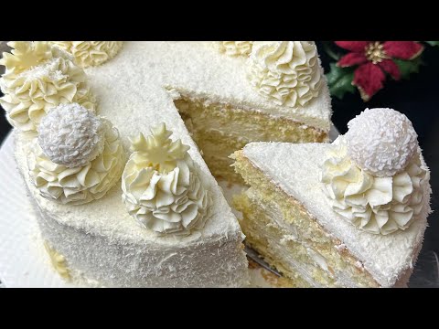 Raffaello cake, full of aromas with a unique taste and texture, perfect for any occasion🍰👌🥥