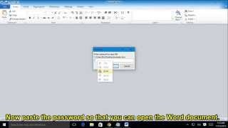 How to Unlock Word Document That’s Password Protected