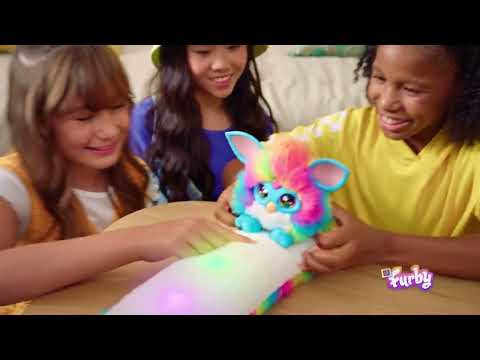 Interaktyvus žaislas Furby DJ Rainbow