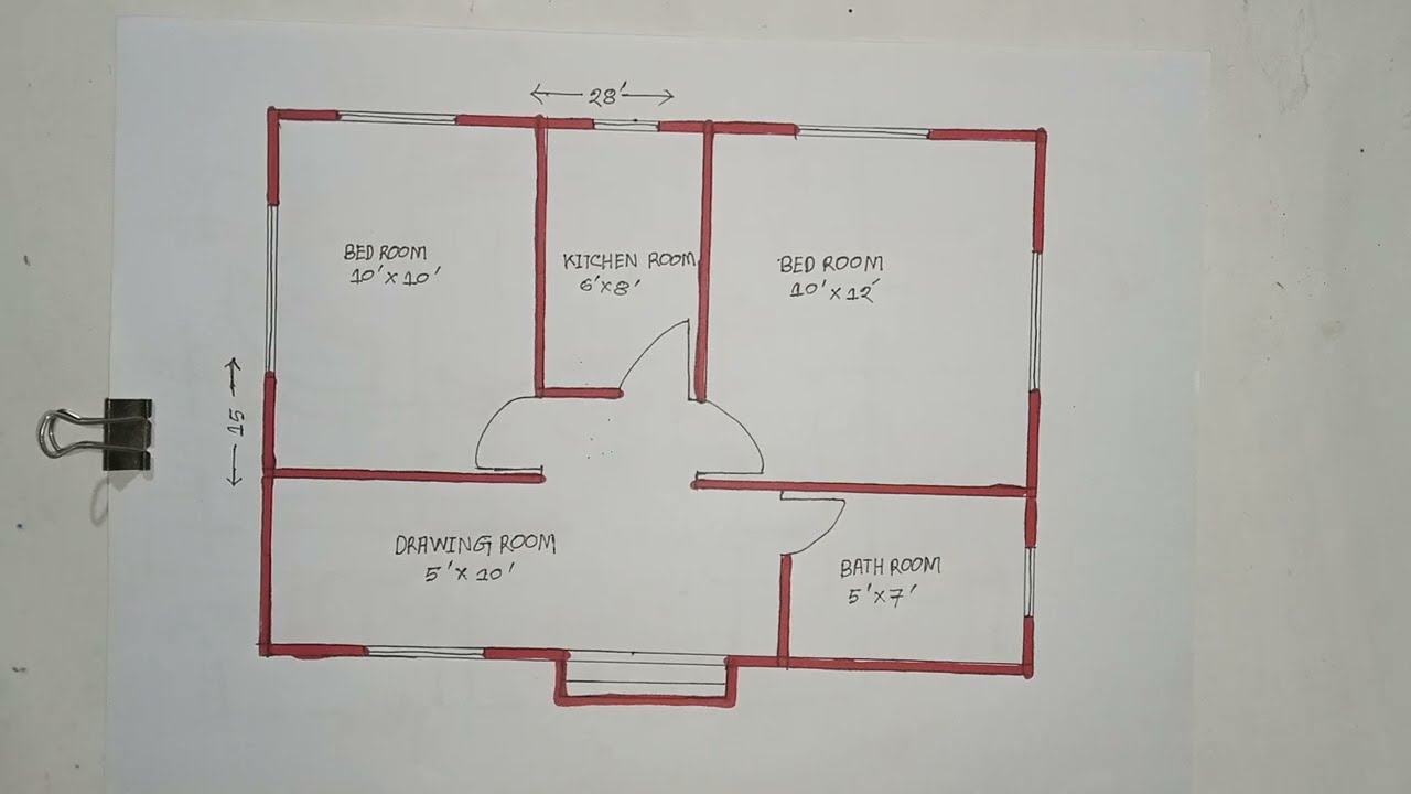Civil engineering floor plan design
