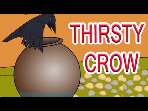 Thirsty Crow | Animated Grandpa Story for Children in English