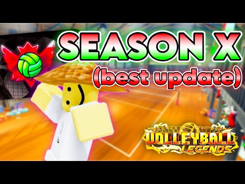 *NEW* SEASON X + CHAMPION LEAGUE EXPLAINED IN VOLLEYBALL LEGENDS