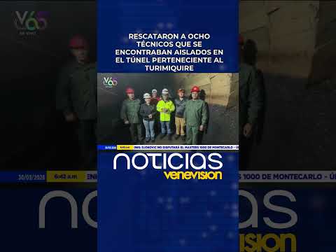 Rescataron a ocho técnicos que se encontraban aislados en el túnel perteneciente al Turimiquire