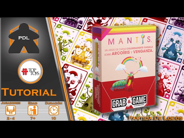 Vídeo relacionado con Asmodee Mantis, Juego de Cartas de Estrategia Canalla sobre Arcoíris y Venganzas, Rápido y Muy Divertido, A Partir de 7 Años, De 2 a 6 Jugadores, 10 Minutos por Partida, Español