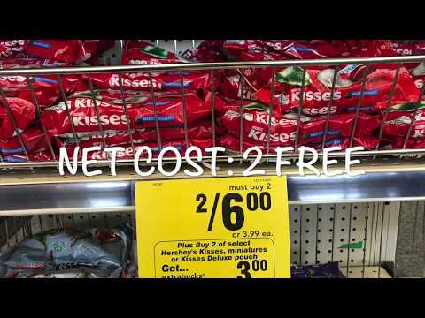 12/17 CVS: 2 FREE BAGS OF HERSHEY'S KISSES