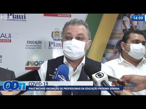 SESAPI anuncia vacinação para professores e profissionais da educação em Junho 27 05 2021