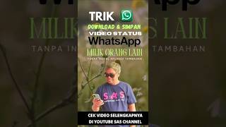 Download lagu HOW TO SAVE OTHER PEOPLE'S WHATSAPP VIDEO STATUS WITHOUT THE APPLICATION #shorts mp3