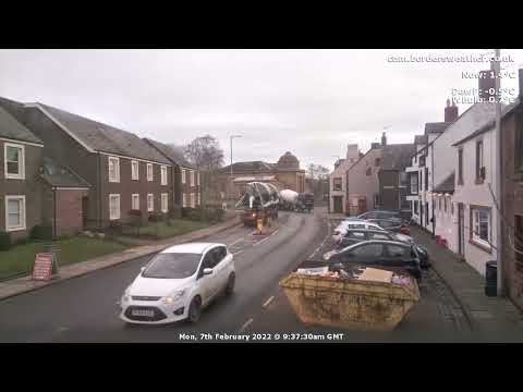 East Timelapse: Mon, 7th February 2022 (BordersWeather)