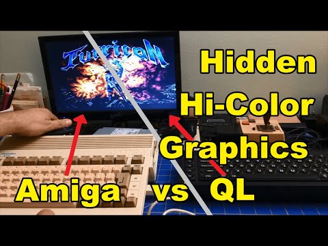 Exploring Sinclair QL's Hidden Graphics Mode and Comparing It to Amiga