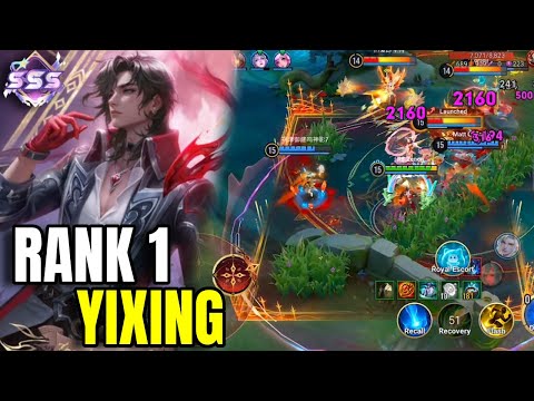 Top 1 Yixing Plays! HIGH RANK DOMINATION | Honor of Kings